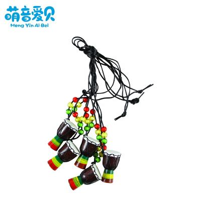 China Wholesale Wooden African Djembe Necklace African Djembe Necklace for sale