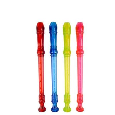 China Wholesale Plastic Groove Musical Instrument Colorful 8 Holes Plastic Spline for sale