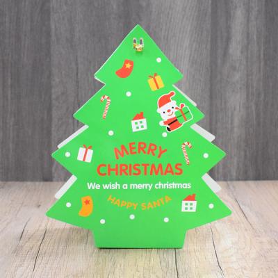 China Biodegradable Custom Christmas Tree Shape Gift Box Candy Cookies Packaging Box for sale