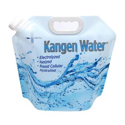 China Safety 5L Collapsible Liquid Packaging Drink Water Bag Container Kangen Water Bag for sale