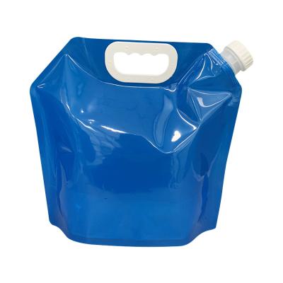 China Outdoor Folding Jug Container Bag Water Storage Emergency Folding Water Bag For Camping Hiking for sale