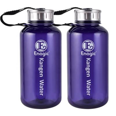 China Customized Kangen Sustainable 1 Liter Empty Plastic Alkaline Water Bottle For Outdoor Drinking for sale