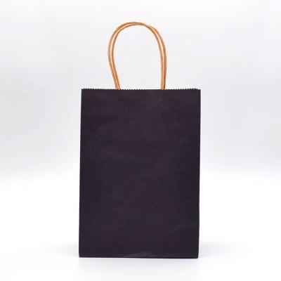 China Biodegradable Customized Brown Paper Bag Packaging Kraft Paper Shopping Bag For Clothing Shoes Grocery for sale