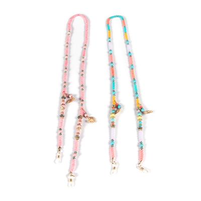 China New New Accessories Design Glasses Chain Colorful Natural Handmade Glass Beads Fashion Lady Jewel for sale