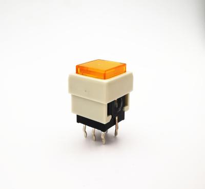 China HCNHK Factory Directly Supply 10.0x12.5mm Rectangle Cap Illuminated Tact Switch Led for sale