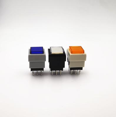 China HCNHK Factory Directly Supply 10.0x12.5mm Rectangle Cap Illuminated Tact Switch Led for sale