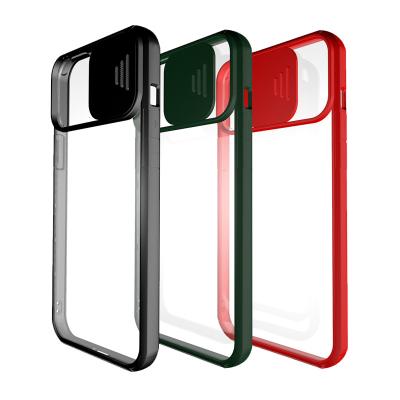 China Anti-drop 1.5mm Camera Hard Acrylic Protector and TPU Phone Case For iPhone 12 12 pro 12 pro 12 max mini for sale