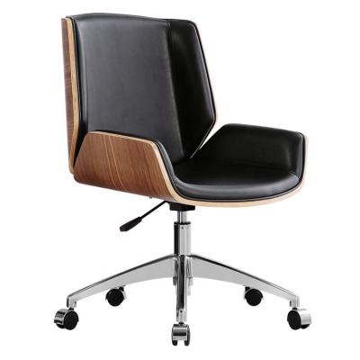 China GUYOU Y-4059 PU Leather Butterfly Mechanism Swivel Chair Comfortable Executive Office Chair for sale