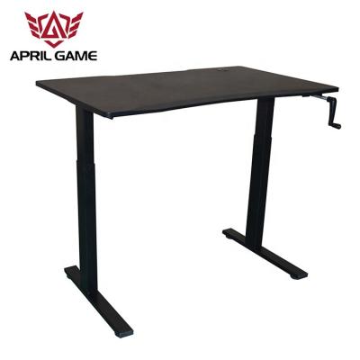 China (Size) Adjustable Laptop PC Gaming Computer Desk MDF April Game Y-GD32 Steel Customized Home Gamer Table Desk Adjustable (Size ) for sale