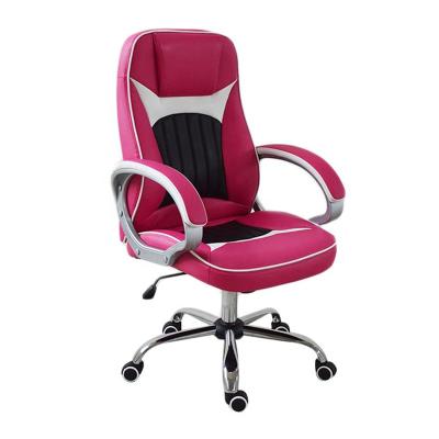 China Chair GUYOU Pink Lady PC Network Racing Gamer Office Furniture Gaming Executive Chair Painting Armrest Chrome Padded Low Nylon Caster for sale