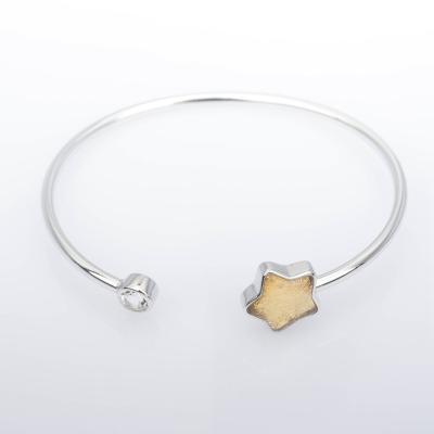 China Hard Genuine Silver Star 925 Women Meteorite Jewelry Stone Bracelet for sale