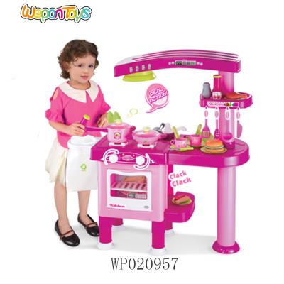 China With Sound And Light Wholesale Happy Kitchen Toys With Healthy And Light Kids Kitchen Sets For Sale for sale