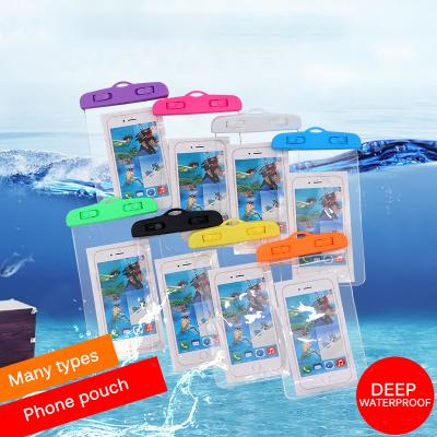 China Waterproof PVC Clear Water Proof Beach Bag Floating Dry Pouch For Phone for sale