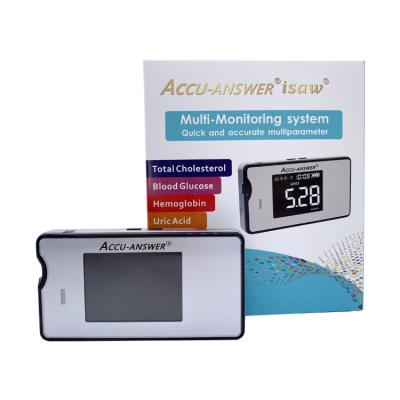 China Home Simple 4 in 1 Multi-monitoring Total Cholesterol Hemoglobin Uric Acid Glucose Meter LBM-01 for sale