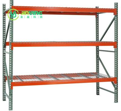 China Corrosion Protection Teardrop Pallet Rack System Teardrop Pallet Rack / Selective Pallet Racking for sale