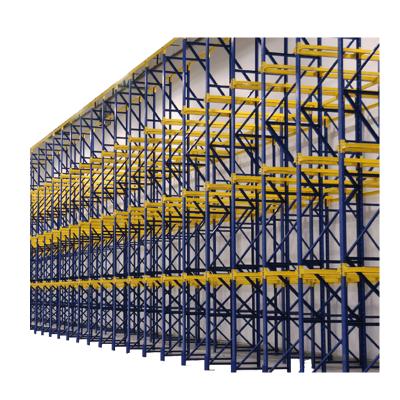 China Corrosion Protection Heavy Duty Ladder Pallet Racking Drive In Style Warehouse Storage Adjustable Racking for sale