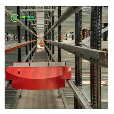 China High Strength Steel FIFO or FILO Pallet Storage Rack Industrial Pallet Shuttle Rack System For Warehouse for sale