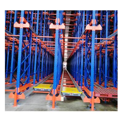 China Warehouse Rack Smart Warehouse Use Pallet Shuttle With Heavy Load Shuttle Car for sale