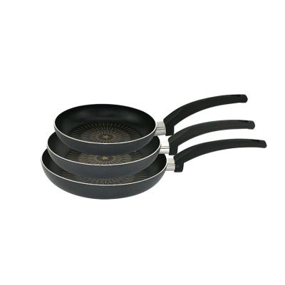 China Sustainable 3 Pcs Sets Non Stick Aluminum Ceramic Stove Sets With Bakelite Handle for sale