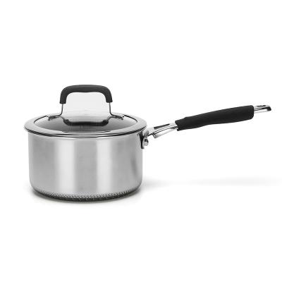 Cina Sustainable 304 Stainless Steel Small Pot Milk Pot Cookware Small Multifunctional Cooking Tableware in vendita