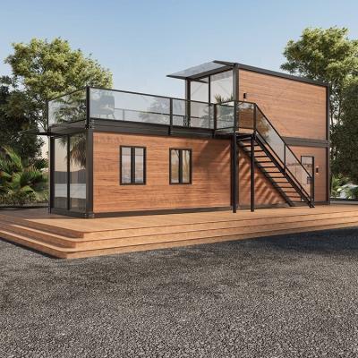 China Modern Customized Detachable Container Homes Container Homes 40Ft Luxury House Detachable Container House For Villa for sale