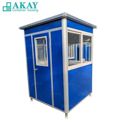 China Modern High Quality Mobile Sentry Box Container Prefab Prefab Outdoor House Cabin for sale