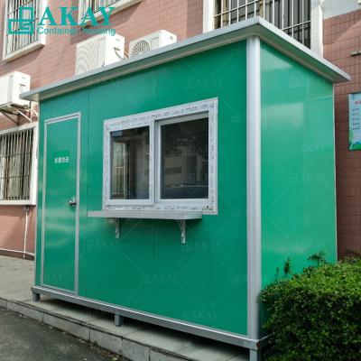 China Low Cost Factory Price Modern Parking Booth Sentry Box Foshan Aluminiumsecurity Room Pofrtable for sale