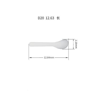 China PP Cosmetic White Plastic Facial Mask Face Cream Spatula Makeup Spoons for sale