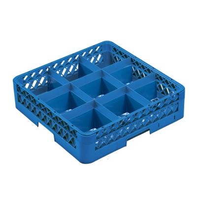 China Commercial Plastic Dishwasher Not Easily Deformed Glass Kitchen Cutlery Tray Storage Laundry Basket Rack for sale