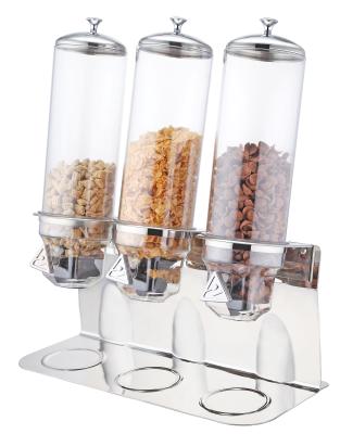 China Best Convenient And Durable Selling Bulk Cereal Buffet Equipment Stainless Steel Grain Dispenser Hot Selling Hotel for sale