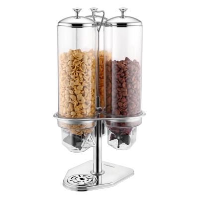 China Convenient and Durable Original Equipment Transparent Grain Stainless Steel Spot Food Dry Dispenser for sale