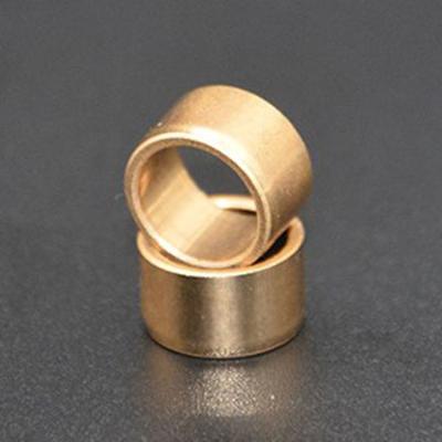 China High Strength Powder Metallurgy Precision Sintered Machine Tools Bronze Bushing Oil Containing Plant for sale