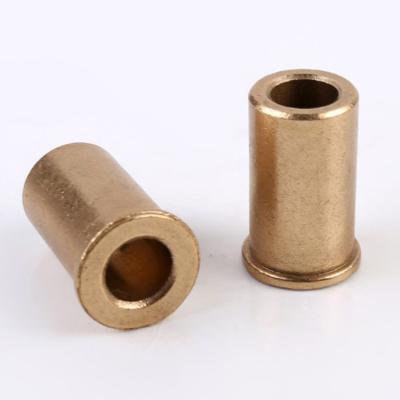 China High Strength Customized High Quality Powder Backing Accessory Sintered Brass Bushes Factory for sale