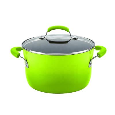 China Sustainable Stock Non-Stick Pot Aluminum Casserole Dish for sale