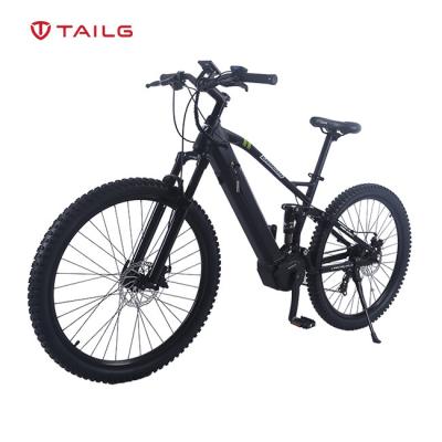 China Aluminum Alloy TAILG 27.5 Inch 500W Mid Motor Electric Mountain Bike for sale