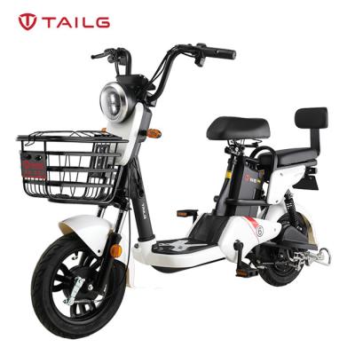 China Carbon Steel 14 Inch 350W Detachable Lithium Battery Bike Electric Bicycle for sale