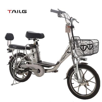 China Aluminum Alloy TAILG Frame Lady Electric Bike Electric Bicycle for sale