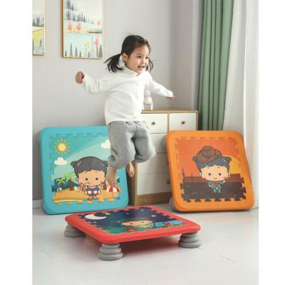 China Other Amazon Supplier Kindergarten Kids Jumping Toys Children Sensory Trampolines Springboard Integration Training Equipment for sale