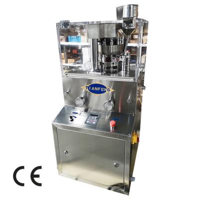 China Durchmesser-Pillen-automatisches Tablet GMP Mini Rotary 20mm, das Maschine einzelne Station macht zu verkaufen