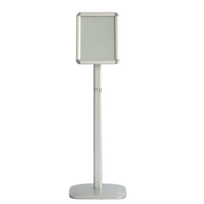 China Advertising Lobby Rack Display With Square Base Sign Rack Menu Stand Rack for sale