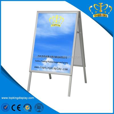 China Advertising Outdoor Foldable Double Sided A Frame Advertising Board , Advertising Sign for sale