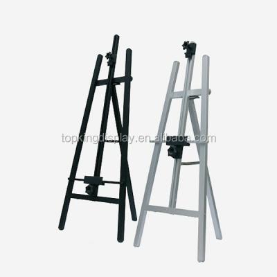 China Product Promotion Aluminum Advertising Board Silver And Black Tripod Bracket Easel Stand for sale