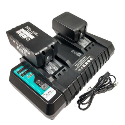 China Machine tool battery charger for mA-kita DC18RD 9A universal dual interface charger for makitaS 14.4V 18V Li-ion Bl1860 bl1840 Bl1430 fast optimum battery charger for sale