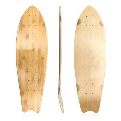 Κίνα 28inch τα ψάρια παρακολουθούν το μίνι Skateboard ταχύπλοων σκαφών κενό ενιαίο λάκτισμα σφενδάμνου γεφυρών καναδικό προς πώληση