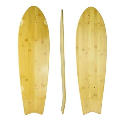 Κίνα Skateboard παλιού σχολείου μπαμπού YOBANG 33inch 36inch κενή γέφυρα Longboard σφενδάμνου προς πώληση