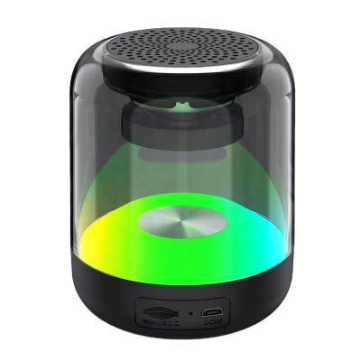 China EZCast S20 Tooth Speaker USB Stereo Sound Music Portable Transparent Fashion Boomboxes Plastic Mini Wireless Blue Speaker for sale