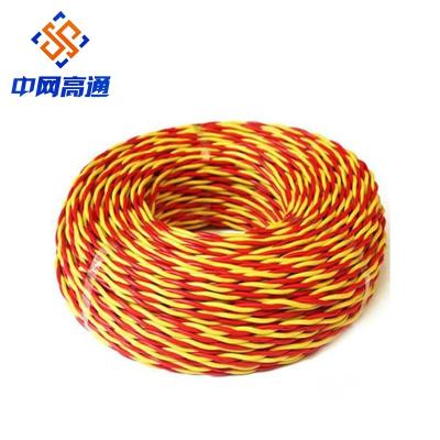 China China Manufacturer Underground PVC Insulated RVS Electrical Wire Twisted Pair Wire 2x0.5mm 2x0.75mm for sale