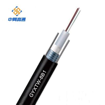 China Above Outdoor 2 4 6 8 12 24 48 Core GYXTW ftth Cable Single Mode Fiber Optic Cable for sale