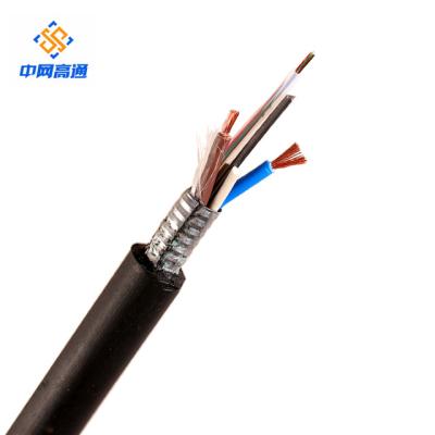 China Over 2 4 6 8 12 Core Single Mode Fiber Optic Cable GYFXTY Nonmetallic Fiber Optic Cable for sale