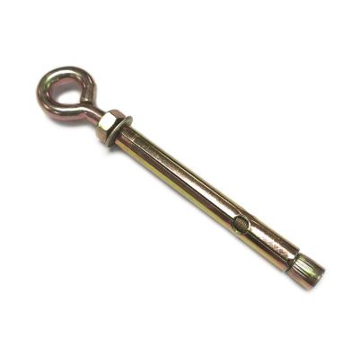 China Carbon Steel/Stainless Steel/China Manufacturer Yellow Galvanized Closed Eye Hook Sleeve Anchor Bolt Eye Bolt Expansion Anchor for sale